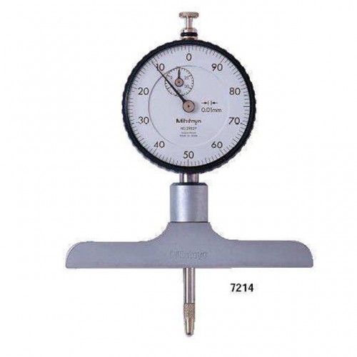Đồng hồ đo sâu 7214 0-210mm x 0.01/Đế 101.6mm